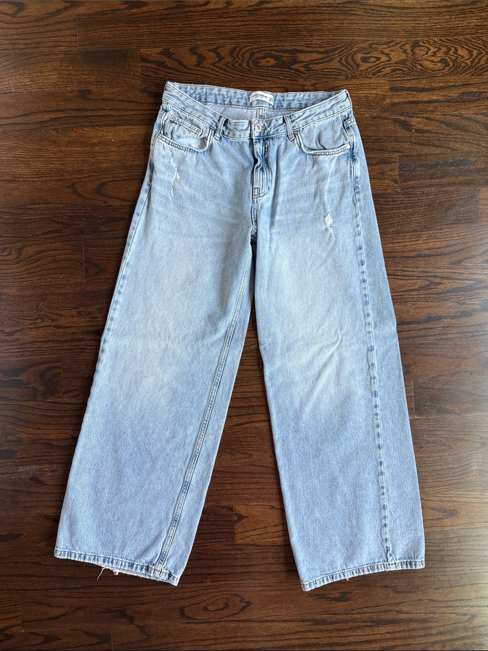 Pull&Bear Light Wash Straight-Leg Women’s Jeans